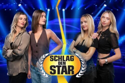 Titel: Schlag den Star;
Person: Luna Schweiger; Lilli Schweiger; Davina Shakira Geiss; Shania Tyra Geiss;
Copyright: Joyn/Steffen Z. Wolff;
Fotograf: Steffen Z Wolff;
Bildredakteur: Nadine Vaders;
Dateiname: 3197831.tif;
Rechtehinweis: Dieses Bild darf honorarfrei für redaktionelle Zwecke und nur im Rahmen der Programmankündigung verwendet werden. Andere Veröffentlichungen sind nur nach Rücksprache und ausdrücklicher Genehmigung der Seven.One Entertainment Group GmbH möglich. Nicht für EPG! Verwendung nur mit vollständigem Copyrightvermerk. Das Foto darf nicht verändert, bearbeitet und nur im Ganzen verwendet werden. Es darf nicht archiviert werden. Es darf nicht an Dritte weitergeleitet werden. Aneinanderreihung/Zusammenlegung/Kopplung von Bildern zum Zweck der Erstellung von Slide-Shows o.ä. nicht gestattet; Verbindung/Einfügen/Anfügen von Werbung nicht gestattet. Das Bild kann KI generierte Elemente enthalten.
Bei Fragen: foto@seven.one
Voraussetzung für die Verwendung dieser Programmdaten ist die Zustimmung zu den Allgemeinen Geschäftsbedingungen der Presselounges der Sender der Seven.One Entertainment Group GmbH.