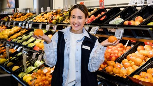 Alessia Herren ist startklar fürs Probearbeiten.